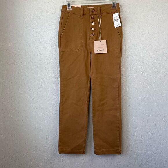 NWT DL1961 Jerry High Rise Vintage Straight Leg Jeans Sizes 24 and 28 - Picture 1 of 6